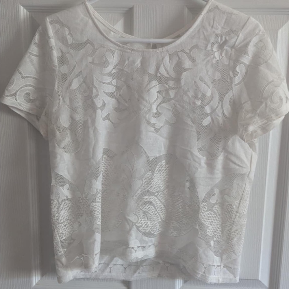 Acemi White Lace Blouse